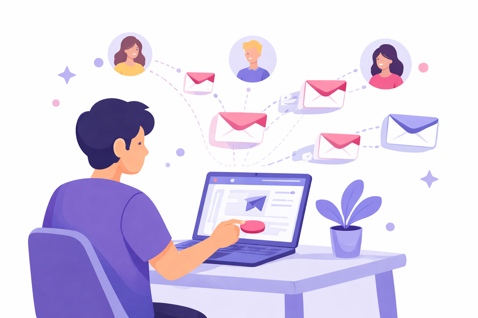 利用者を招待のイメージ